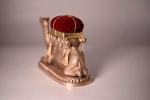 Vintage Ship of the Desert Polished Brass kneeling Camel