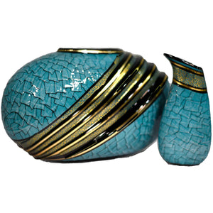 Contemporary Art Deco Revival Decorative Vase and Vessel