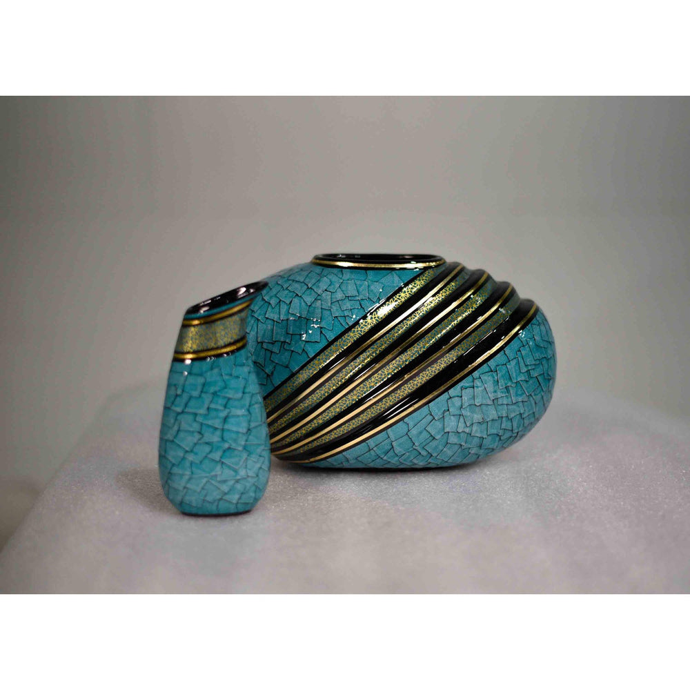 Contemporary Art Deco Revival Decorative Vase and Vessel