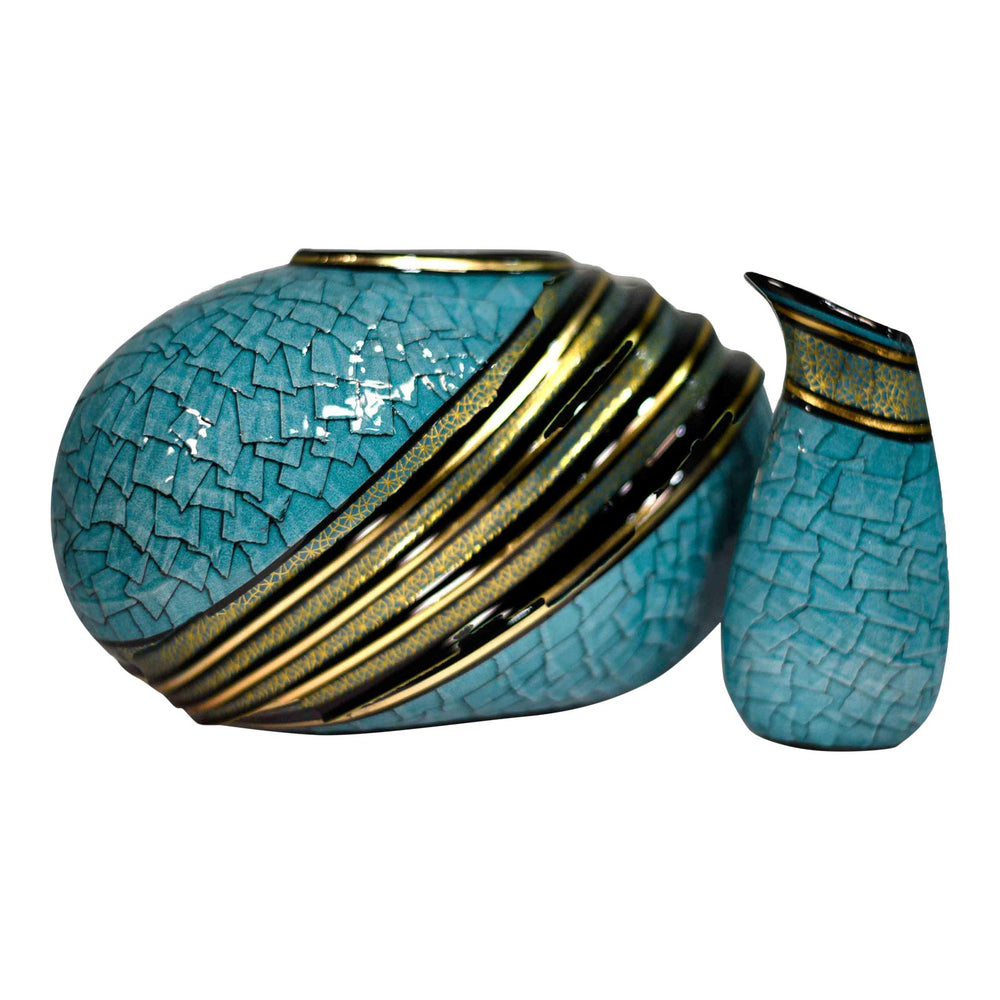 Contemporary Art Deco Revival Decorative Vase and Vessel